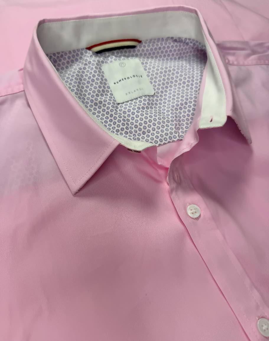 Chemise ALPHONSE rose 1 Chemise ALPHONSE rose
