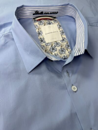 Chemise APOLLON ciel unie