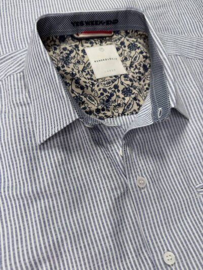 Chemise JASON à rayures bleu ciel