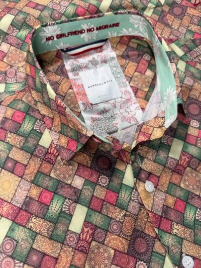 Chemise MAURIZIO à motif graphique multicolore