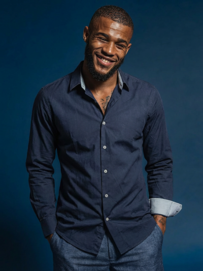 Chemise BENOIT marine unie