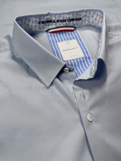 Chemise ANATOLE ciel unie