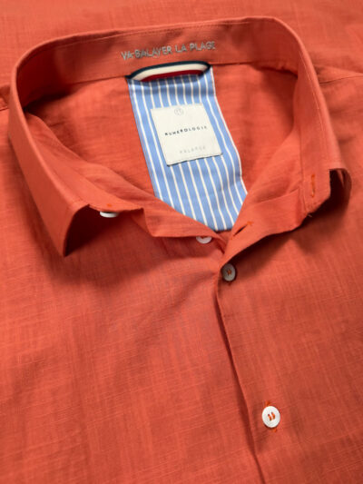 Chemise JUDE orange unie