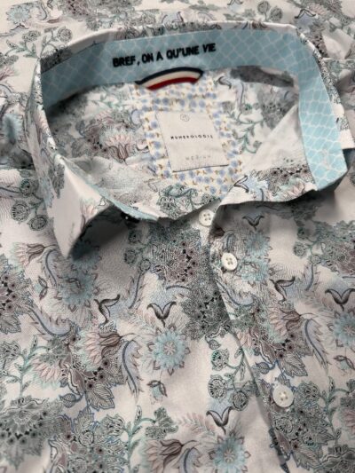 Chemise SALVATORE à motif floral multicolore