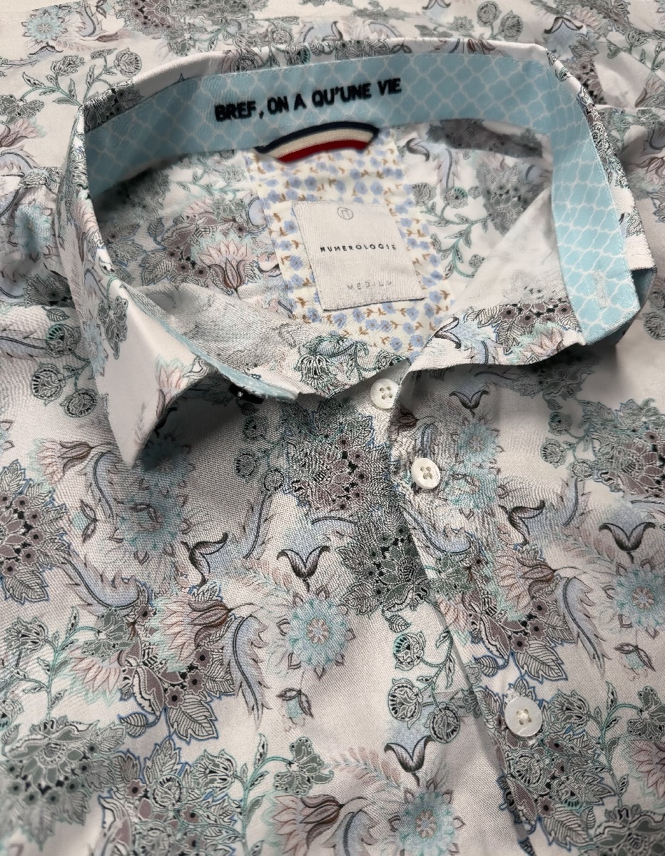 Chemise SALVATORE à motif floral multicolore 1 Chemise SALVATORE à motif floral multicolore